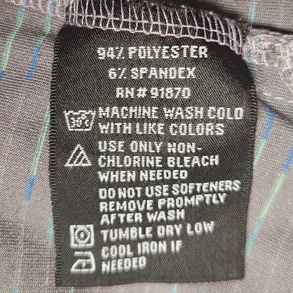 Men's Gray Pebble Beach Dry Luke Short Sleeve XXL Polo Golf Shirt - Picture 5 of 6